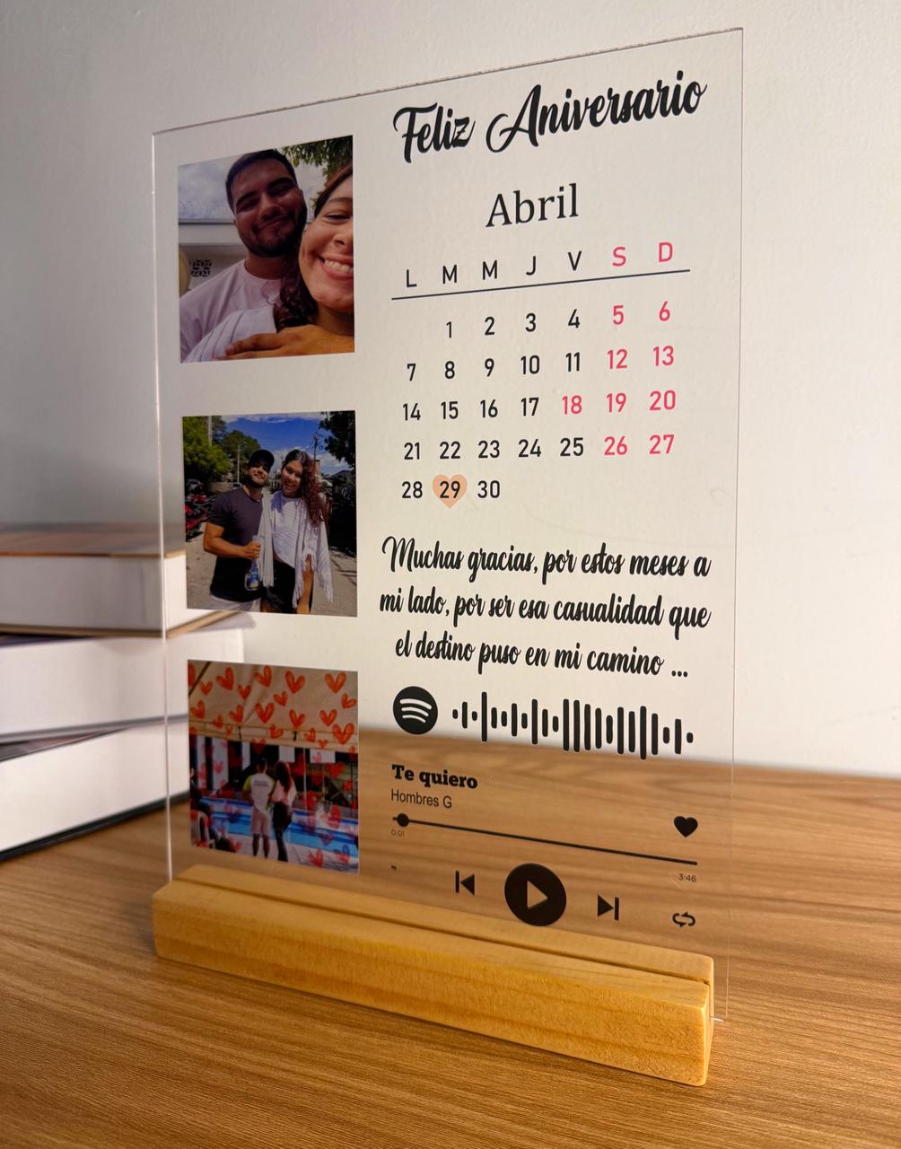 Placa Clásica – Calendario