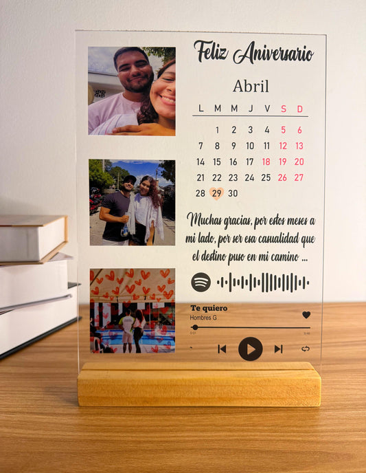 Placa Clásica – Calendario